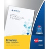 image:imageAvery Economy Weight Sheet Protectors Acid Free 85 x 11 100 per Pack 100 Clear Document Protectors Total 75091