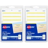 image:imageAvery File Folder Labels on 4 x 6 Sheets Easy Peel WhiteYellow Print or Write 23 x 3716 252 Labels 5209252 Count Pack of 2