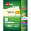 image:imageAvery Green File Folder Labels for Laser and Inkjet Printers with TrueBlock Technology 23 inches x 3716 inches Box of 1500 58661