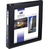 image:imageAvery HeavyDuty Framed View 3Ring Binder 1 EZD Rings 1 Black Binder 680541 Count Pack of 1