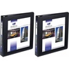 image:imageAvery HeavyDuty Framed View 3Ring Binder 1 EZD Rings 1 Black Binder 680541 Count Pack of 2