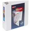 image:imageAvery HeavyDuty View 3 Ring Binders 4 One Touch Slant Rings 760Sheet Capacity 45 Inch Wide Spine Great for Home School Supplies Office or Organization Needs White Binders 4Pack of 79704