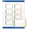 image:imageAvery Printable Rectangle Labels Gold Double Border Florals 2 x 3 Glossy White Rectangle Labels Permanent LaserInkjet 80ct Great for Product MerchandisingColor Block With Metallic Gold Veins