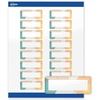 image:imageAvery Printable Rectangle Labels Sure Feed Technology Blue Border Gold Dots Design 1 x 258 Glossy White Permanent Adhesive LaserInkjet 160 Total Great for AddressingColor Block With Metallic Gold Veins