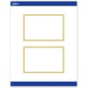 image:imageAvery Printable Rectangle Postcards Gold MultiLined Border 4 x 6 Matte White LaserInkjet 20ct Great for PostcardsGold Beads