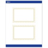image:imageAvery Printable Rectangle Postcards Gold MultiLined Border 4 x 6 Matte White LaserInkjet 20ct Great for PostcardsGold Border with Gold Dots
