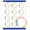 image:imageAvery Printable Round Cards Sure Feed Technology 2 Diameter Matte White with Blue Border Gold Dots Design Laser amp Inkjet Compatible 120 Total Great for Branding Weddings and MoreColor Block with Metallic Gold Veins