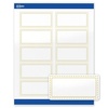 image:imageAvery Printable Shipping Labels 2 x 4 Glossy White Labels with Gold Beads Design Permanent Adhesive Laser amp Inkjet Compatible 100 Total Great for Shipping Branding and WeddingsGold Border With Gold Dots