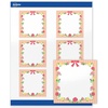 Gold Frame W/ Ribbon  Roses & Stripes