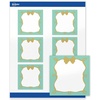 Mint Border W/ Gold Bow