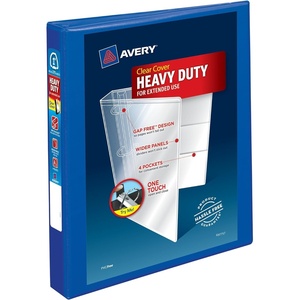 image:imageAvery HeavyDuty View 3 Ring Binder 2 One Touch EZD Rings 1 Pacific Blue Binder 79778Pacific Blue