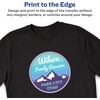 image:imageAvery Dark Transfer Paper for TShirts 3 x 3 Pre DieCut IronOn Square Transfers PrinttotheEdge 3 Sheets of Heat Transfer Paper 18 Total 02231