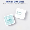 image:imageAvery Clean Edge Printable Square Cards with Sure Feed Technology Rounded Corners 25 x 25 White 180 Blank Cards for Laser Printers 35703