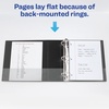 image:imageAvery HeavyDuty View 3 Ring Binder 3 Inch One Touch Slant Rings 35 Spine 1 Black Binder 79100One Size Pack of 4