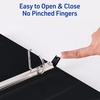 image:imageAvery HeavyDuty View 3 Ring Binder 3 One Touch Slant Rings White Perfect Trading Card Binder 7979315