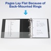 image:imageAvery HeavyDuty View 3 Ring Binder 3 One Touch Slant Rings White Perfect Trading Card Binder 797934