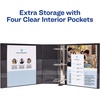 image:imageAvery HeavyDuty View 3 Ring Binder 3 One Touch Slant Rings White Perfect Trading Card Binder 797934