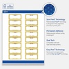 image:imageAvery Printable Christmas Address Labels with Sure Feed Technology Rectangle 1 x 258 PrePrinted Green amp Metallic Gold Border Design Matte White Laser amp Inkjet Compatible 160 TotalMetallic Gold Frame W Holly Berries