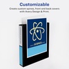 image:imageAvery Showcase Standard View 3 Ring Binder 15 Slant Rings 375Sheet Capacity 21 Inch Wide Spine 1 Black Binder Ideal for Lightweight Organization and Occasional Referencing 1965015