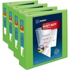 image:imageAvery HeavyDuty View 3 Ring Binder 3 One Touch EZD Rings 670Sheet Capacity 35 Inch Wide Spine Great for Home School Supplies Office or Organization Needs 1 Chartreuse Binder 797793 Pack of 4