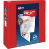 image:imageAvery HeavyDuty View 3 Ring Binder 4 Inch One Touch EZD Rings 45 Inch Spine 1 Red Binder 793260