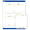 image:imageAvery Printable Christmas Labels with Sure Feed Technology Rectangle 4 x 313 PrePrinted Metallic Gold Border with Holly Design Matte White Laser amp Inkjet Compatible 40 TotalMetallic Gold Christmas Trees