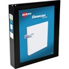 image:imageAvery Showcase Standard View 3 Ring Binder 15 Slant Rings 375Sheet Capacity 21 Inch Wide Spine 1 Black Binder Ideal for Lightweight Organization and Occasional Referencing 1965015