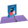 image:imageAvery Dual Color HeavyDuty View Binder Pool BlueLavender 1 Slant Rings Holds 250 Sheets 79899
