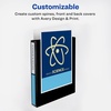 image:imageAvery Dual Color HeavyDuty View Binder Pool BlueLavender 1 Slant Rings Holds 250 Sheets 79899