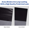 image:imageAvery Framed View Binder with 12 inch Gap Free Slant Ring Black 68050White