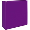 image:imageAvery HeavyDuty View 3 Ring Binder 3 One Touch EZD Rings 1 Purple Binder 798103