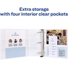 image:imageAvery HeavyDuty View 3 Ring Binder 5 Inch One Touch EZD Rings 2348 Inch Spine 1 Chartreuse Binder 798155