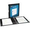 image:imageAvery Showcase Standard View 3 Ring Binder 05 Slant Rings 135Sheet Capacity 07 Inch Wide Spine 1 Black Binder Ideal for Lightweight Organization and Occasional Referencing 1955005