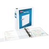 image:imageAvery Showcase Standard View 3 Ring Binder 2 Slant Rings 530Sheet Capacity 28 Inch Wide Spine 1 White Binder Ideal for Lightweight Organization and Occasional Referencing 197012