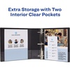 image:imageAvery Showcase Standard View 3 Ring Binder 2 Slant Rings 530Sheet Capacity 28 Inch Wide Spine 1 White Binder Ideal for Lightweight Organization and Occasional Referencing 197012
