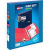 image:imageAvery Dual Color HeavyDuty View Binder Pool BlueLavender 1 Slant Rings Holds 250 Sheets 79899