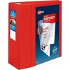 image:imageAvery HeavyDuty View 3 Ring Binder 5 Inch EZD Rings Great for Portfolios Office School Notebooks and More 1 Red Binder 79327