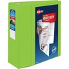 image:imageAvery HeavyDuty View 3 Ring Binder 5 Inch One Touch EZD Rings 2348 Inch Spine 1 Chartreuse Binder 798155
