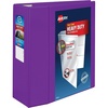 image:imageAvery HeavyDuty View 3 Ring Binder 5 Inch One Touch EZD Rings 2348 Inch Spine 1 Purple Binder 798165