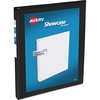 image:imageAvery Showcase Standard View 3 Ring Binder 05 Slant Rings 135Sheet Capacity 07 Inch Wide Spine 1 Black Binder Ideal for Lightweight Organization and Occasional Referencing 1955005