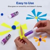 image:imageAvery Glue Stick Disappearing Purple Color Washable Nontoxic 026 oz Permanent Glue Stic 6pk 98096
