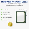 image:imageAvery Printable Christmas Labels with Sure Feed Technology Rectangle 4 x 313 PrePrinted Teal amp Metallic Gold Border with Holly Design Glossy White Laser amp Inkjet Compatible 40 TotalGreen  Metallic Gold Border