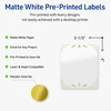 image:imageAvery Printable Christmas Labels with Sure Feed Technology Rectangle 4 x 313 PrePrinted Teal amp Metallic Gold Border with Holly Design Glossy White Laser amp Inkjet Compatible 40 TotalMetallic Gold Christmas Trees