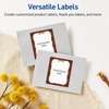 image:imageAvery Printable Christmas Labels with Sure Feed Technology Rectangle 4 x 313 PrePrinted Teal amp Metallic Gold Border with Holly Design Glossy White Laser amp Inkjet Compatible 40 TotalPlaid Border W Metallic Gold Frame