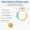 image:imageAvery Printable Round Labels with Sure Feed 2 Diameter Matte White with Green Florals Gold Dots Design Permanent Laser amp Inkjet Compatible 120 Total Great for Branding Weddings and MoreColor Block With Metallic Gold Veins