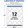 image:imageAvery Printable Round Labels with Sure Feed 2 Diameter Matte White with Green Florals Gold Dots Design Permanent Laser amp Inkjet Compatible 120 Total Great for Branding Weddings and MoreColor Block With Metallic Gold Veins
