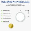 image:imageAvery Printable Round Labels with Sure Feed 2 Diameter Matte White with Green Florals Gold Dots Design Permanent Laser amp Inkjet Compatible 120 Total Great for Branding Weddings and MoreBlue Border With Gold Dots