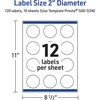 image:imageAvery Printable Round Labels with Sure Feed 2 Diameter Matte White with Green Florals Gold Dots Design Permanent Laser amp Inkjet Compatible 120 Total Great for Branding Weddings and MoreDouble Gold Border With Florals