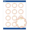 image:imageAvery Printable Round Labels with Sure Feed 2 Diameter Matte White with Green Florals Gold Dots Design Permanent Laser amp Inkjet Compatible 120 Total Great for Branding Weddings and MorePink Stripes With Metallic Gold Bow