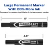 image:imageAvery Marks A Lot Permanent Markers Large DeskStyle Size Chisel Tip 12 Green Markers 088851